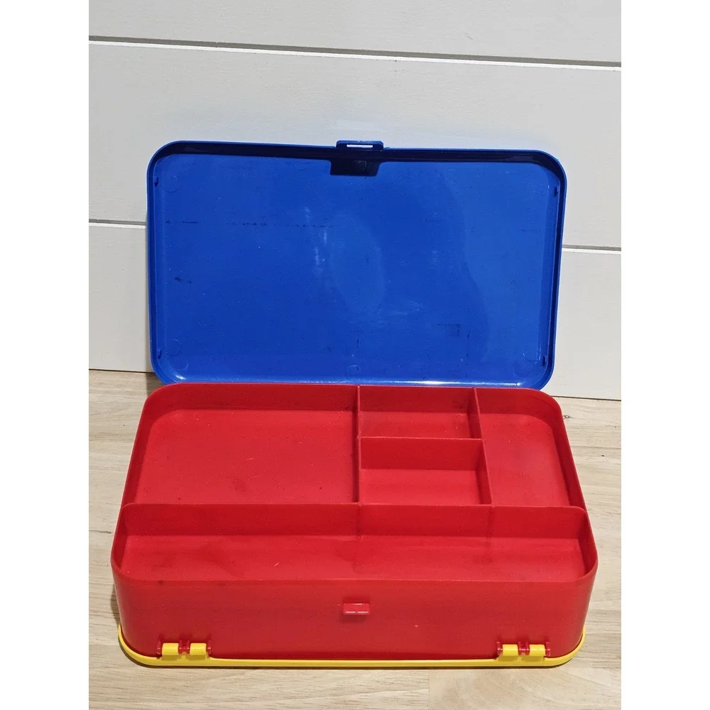 Vintage Buster Brown School Supplies Pencil Case Box Kids Tackle Box 1970s
